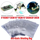 Антистатические защитные мешки, пакеты с застежкой-молнией, водонепроницаемые антистатические пакеты на застежке-молнии, 50 шт., 28 х28 см, Esd