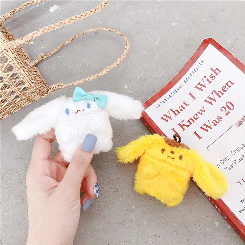 for Airpods case1 2 Funny 3D Cute Cartoon Headphone Case shock drop Teddy dog radish rabbit doll Ear Pads earpods cover | Электроника