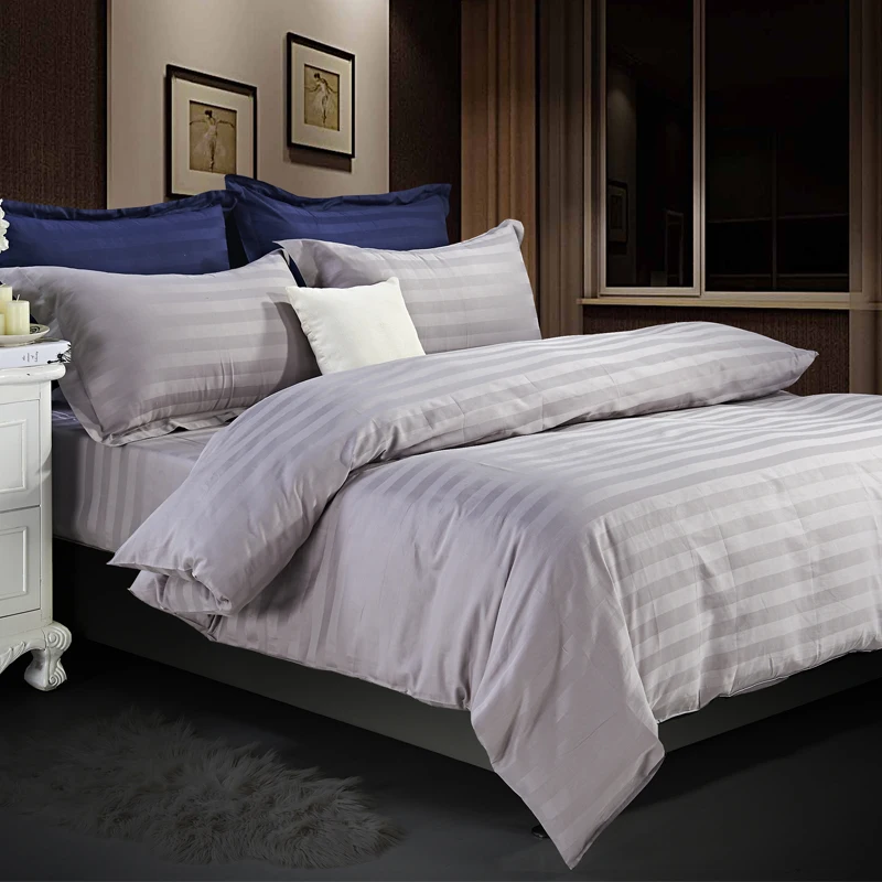 

Комплект постельного белья из 100% хлопка и сатина, пододеяльник 2019 простого скандинавского стиля, Чистый простой мягкий теплый дышащий подо...