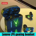 Игровые наушники Lenovo LP6 TWS, новые беспроводные bluetooth наушники с шумоподавлением, Двухрежимная гарнитура для киберспорта, игр, музыки