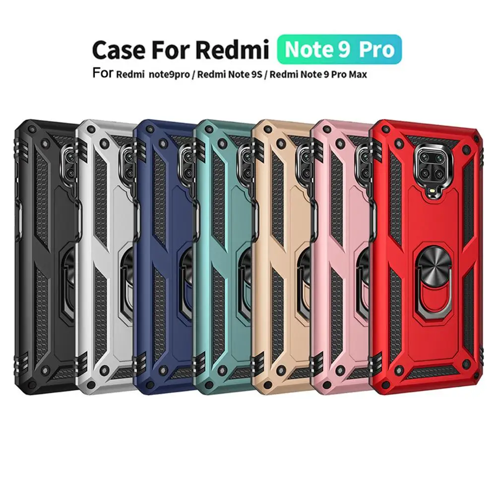 

For Redmi Note 9 Pro Case magnetic Car bracket Cover For Xiaomi Mi 10 Note 10 Pro Case For Redmi 8 8A K30 Note 8 8T 9s Pro Case