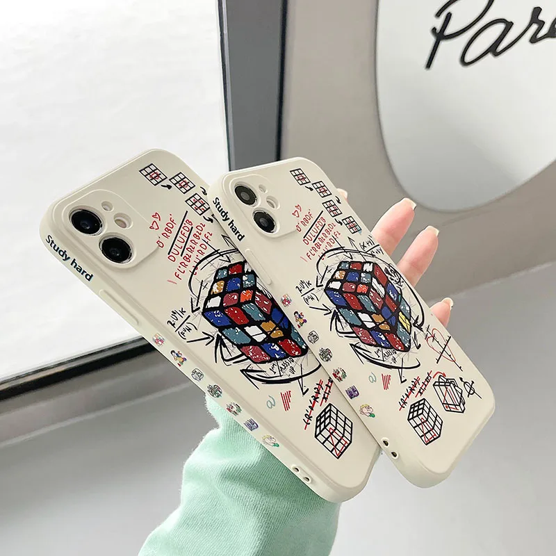 Модный крутой подарок на день рождения мягкий силиконовый чехол для телефона Apple