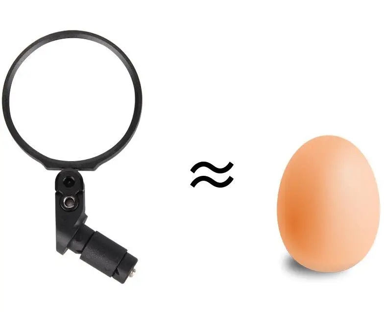 

Bike Mirrors Adjustable Rotatable Handlebar Road Mountain Rearview Mirror Rotate Ultralight Safe Bike Accessories For Racing