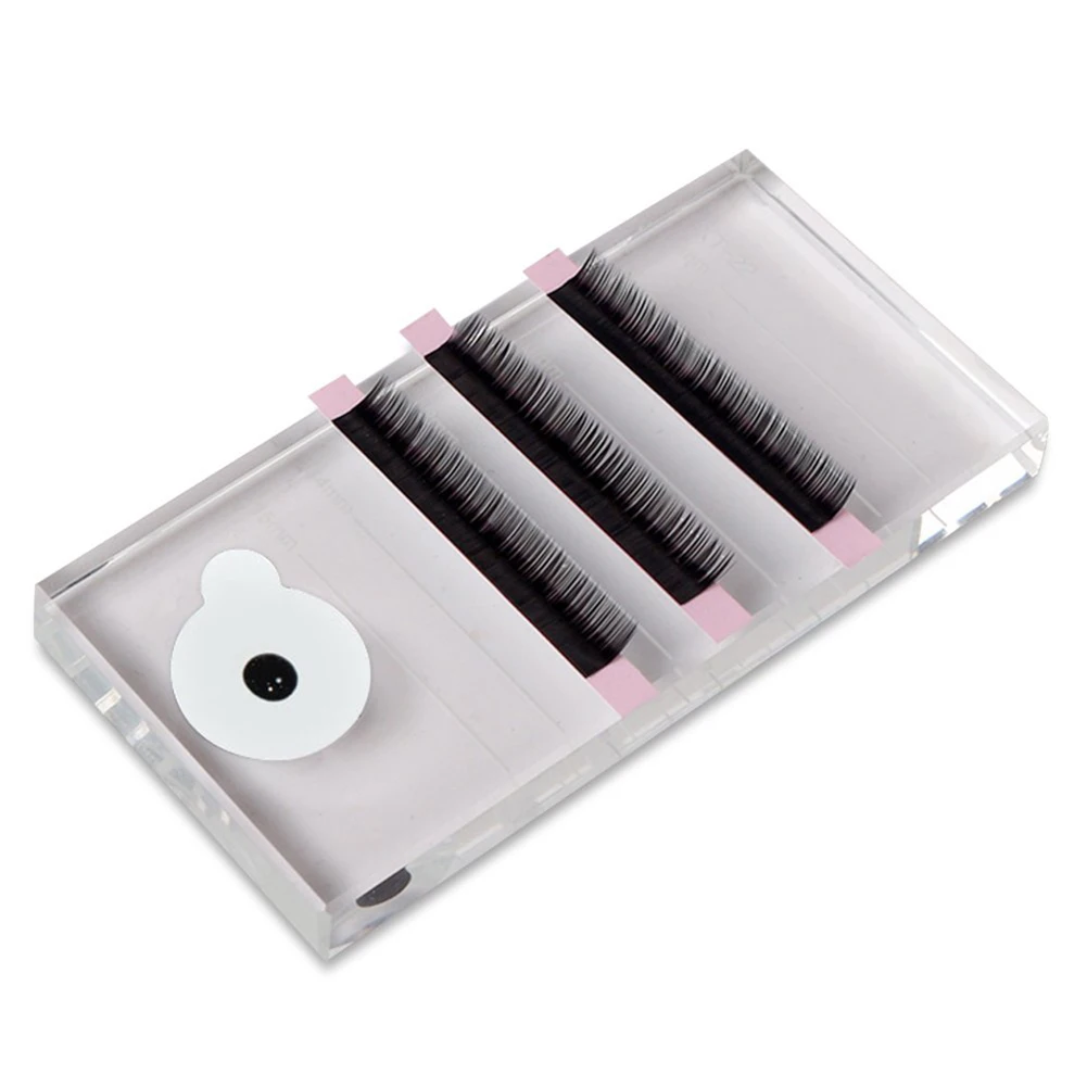 Портативный стеклянный держатель для клея наращивания накладных ресниц