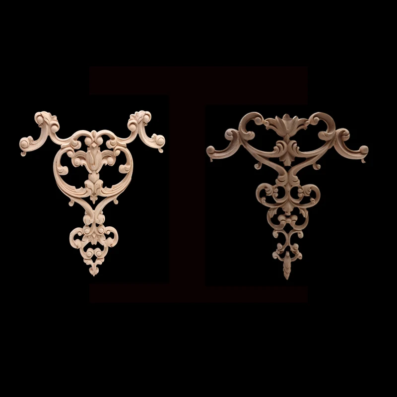 Деревянная аппликация Onlay деревянная рама деревянные молдинги резные