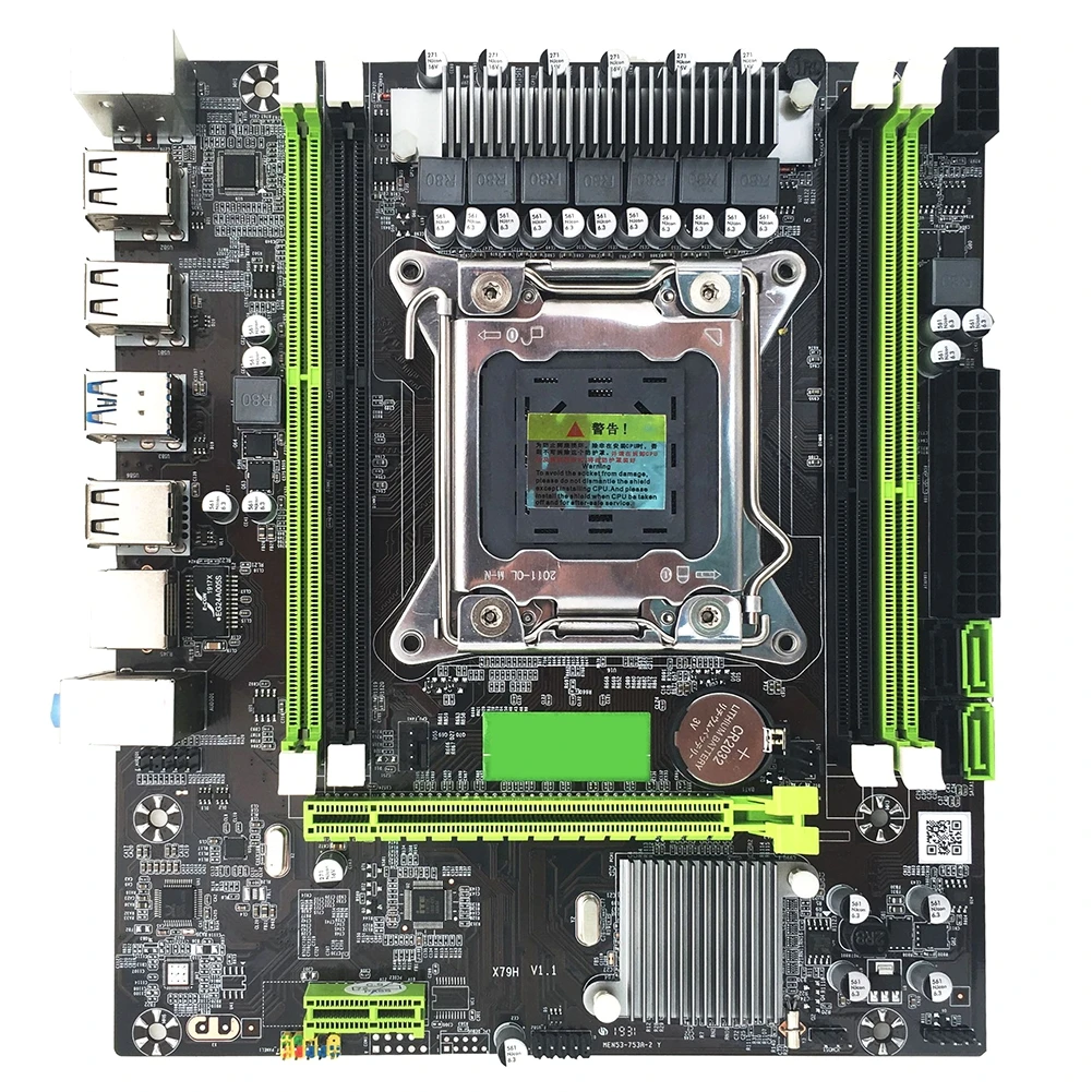 X79 материнская плата LGA 2011 USB 3 0 SATA III DDR3 32G память REG ECC для Intel H61 чип LGA2011 I3 I5 I7
