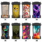 Новые Стикеры в виде мусорного ведра, Настенные обои, стикеры на стену, Мультяшные современные наклейки на стену, домашний декор, кухонные аксессуары, наклейки, постер