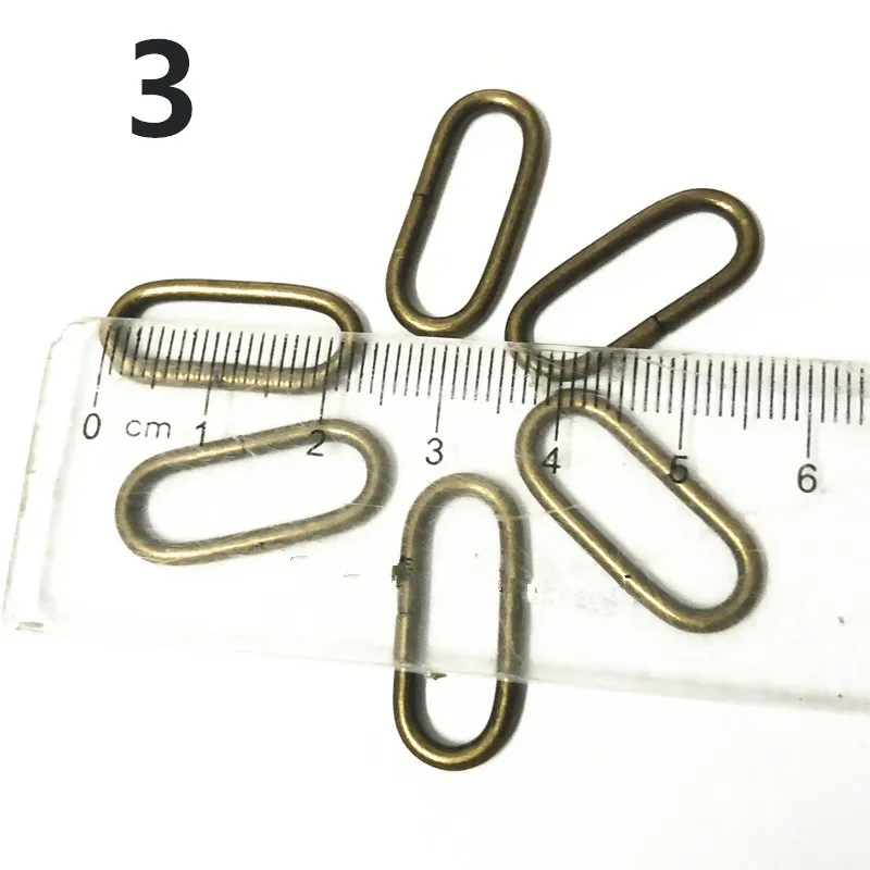NO3 20mm Bronze 50 шт. металлическое овальное кольцо пряжки для наручных часов аксессуары для рукоделия Швейные 16 мм 20 мм 25 мм 32 мм 35 мм 38 мм 50 мм 65 мм кожаные сумки с заклепками - Цвет: NO3 20mm Bronze