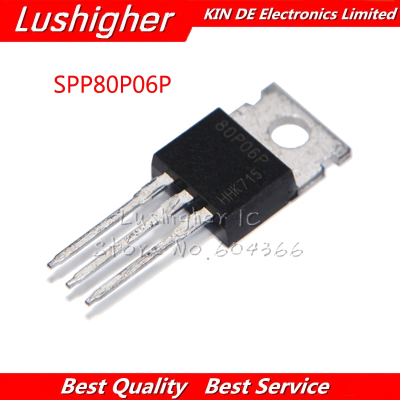 

10pcs SPP80P06P H TO220 SPP80P06 TO-220 SPP80P06PH 80P06P