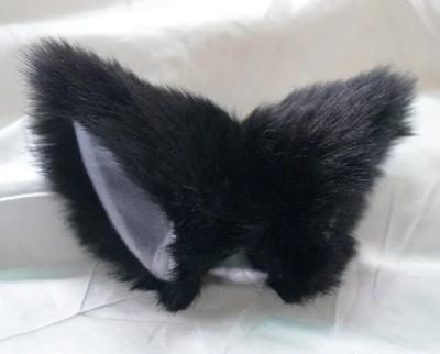 Горячая новинка, кошачьи ушки, зажим для костюма, вечерние, COS, кошачьи ушки, на Хэллоуин, милые, необычные, косплей, вечерние, аниме, кошачьи ушки, клипсы, пара заколок - Цвет: A
