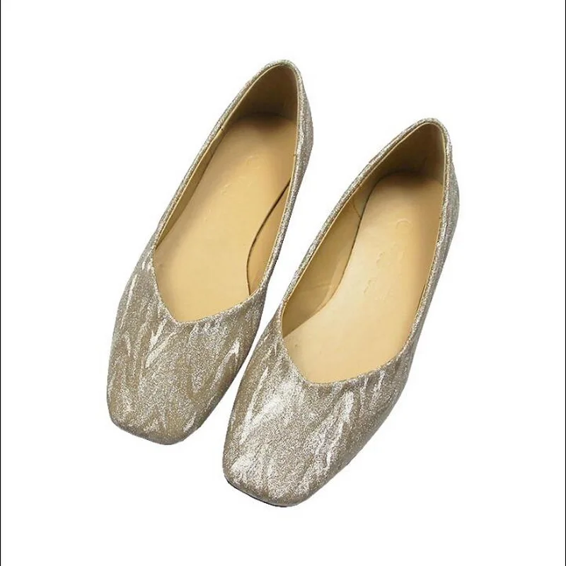 Женские босоножки на низком каблуке Нескользящие сандалии в Корейском стиле с