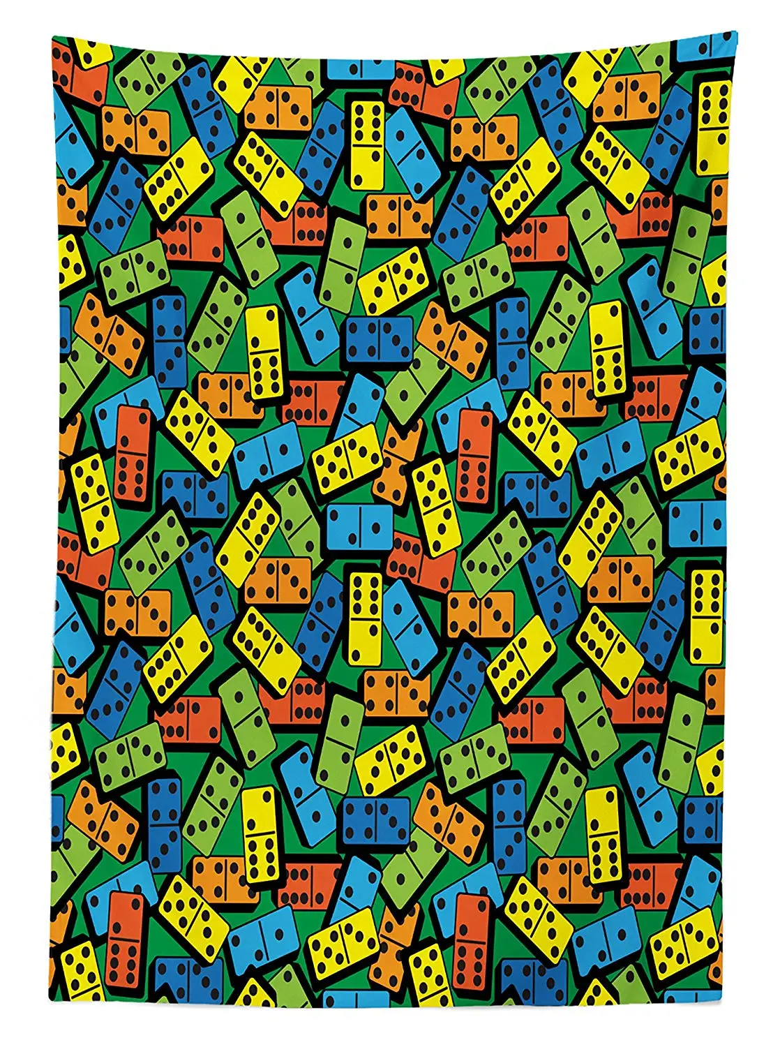 Казино уличная скатерть красочные домино развлекательный успех победитель