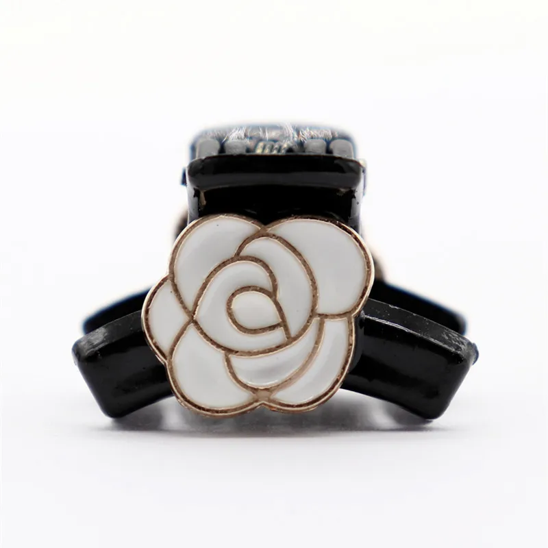 Розы зажим для волос в виде краба винтажная форма заколки женщин цветок