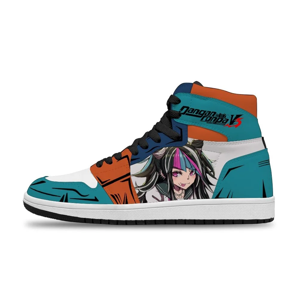 

2021 Japanese Hot Anime Danganronpa Diy Printed Running Non-Slip Casual Shoes For Boys Unisex Fashion Sneakers