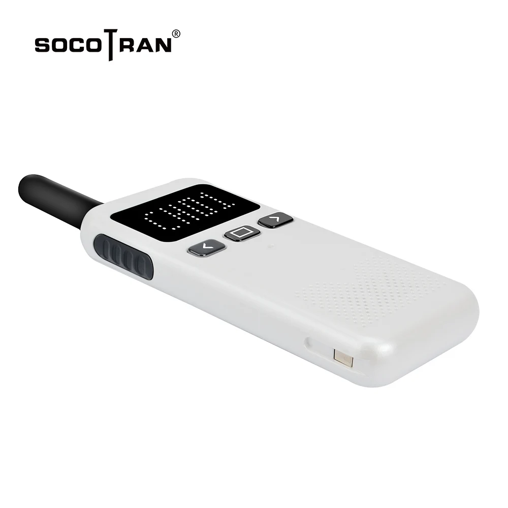SOCOTRAN KD-C70 Civil Kilometer Mini Walkie Talkie Outdoor Handheld Intercom Ultra thin Two Way Ham Radio