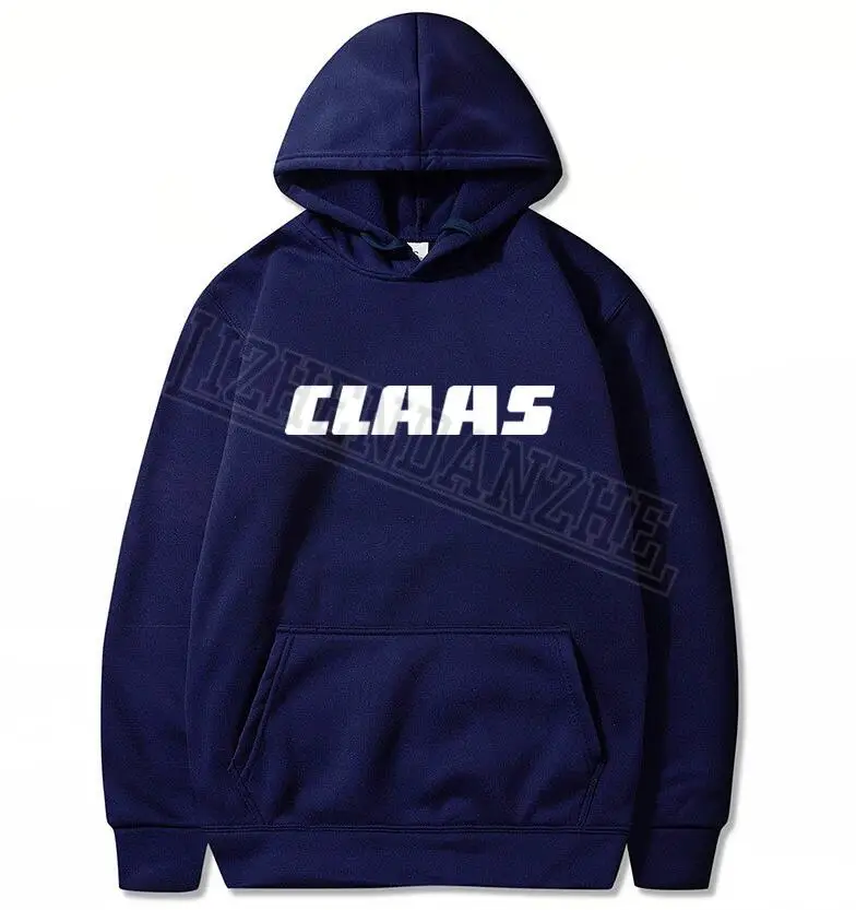Новинка толстовка с капюшоном для трактора Claas зимний мужской пуловер Мужское
