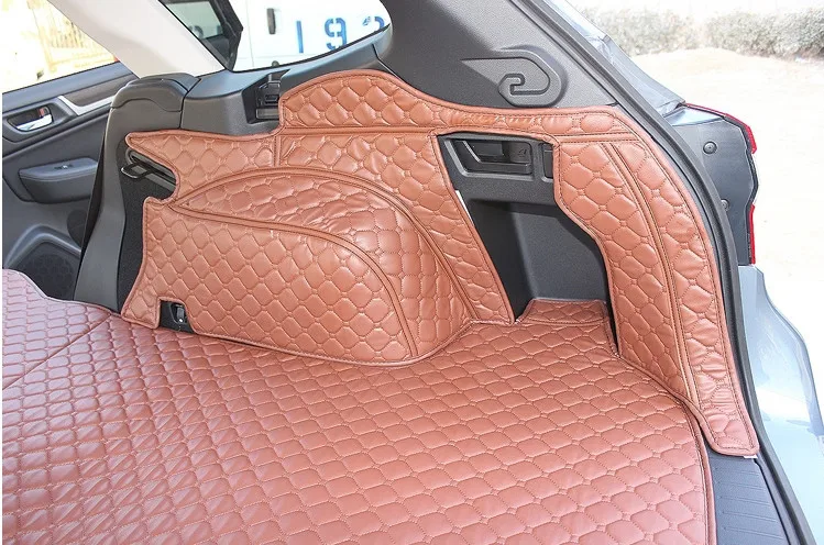 

Good quality! Special car trunk mats for Subaru Outback 2019-2015 waterproof boot carpets cargo liner mats for Outback 2018