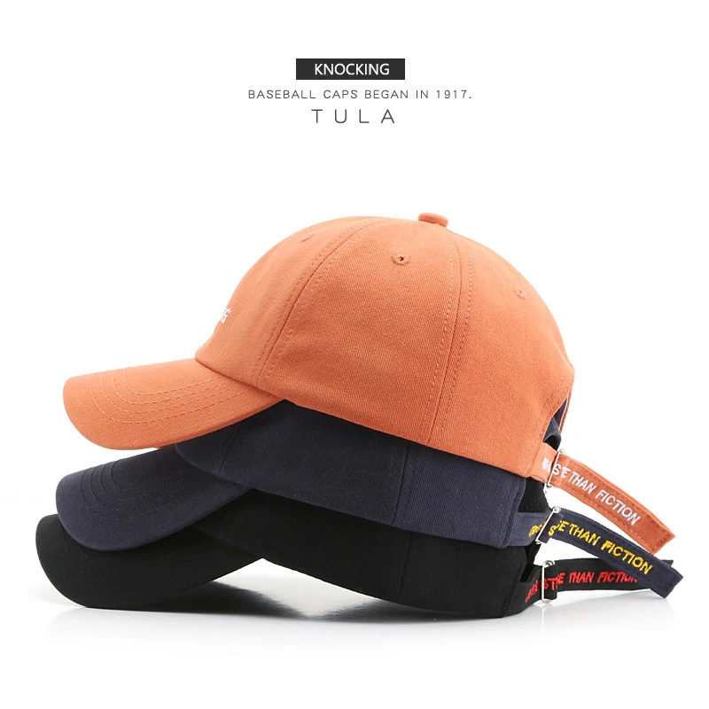 

Korean Embroidered Letters Hip Baseball Cap for Women and Men Visors Cap Hip Hop Hats