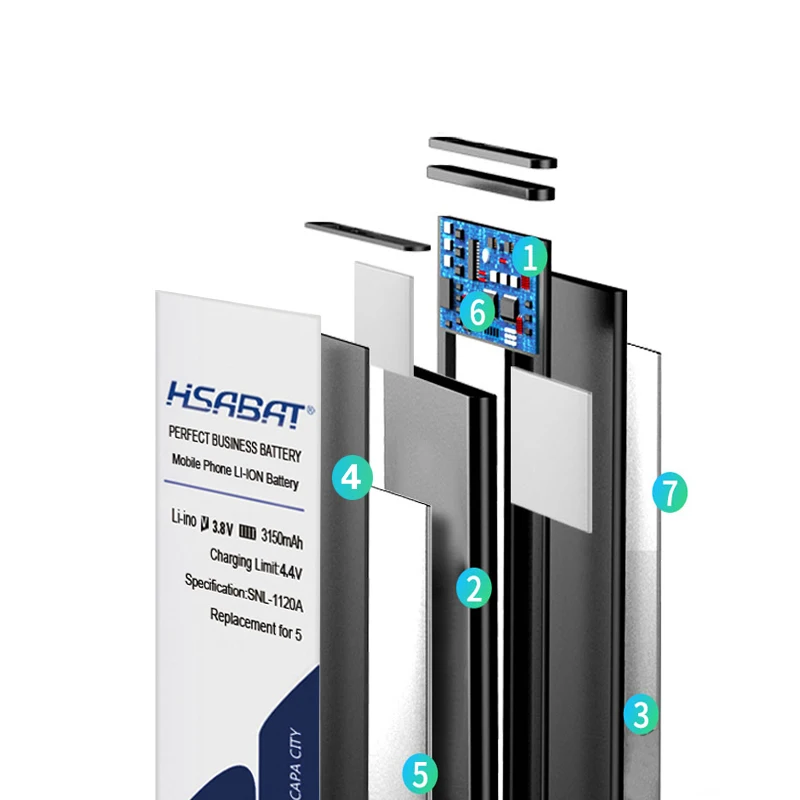 Аккумулятор высокой емкости HSABAT 3150 мАч для iphone 5 инструменты + наклейка БЕСПЛАТНО