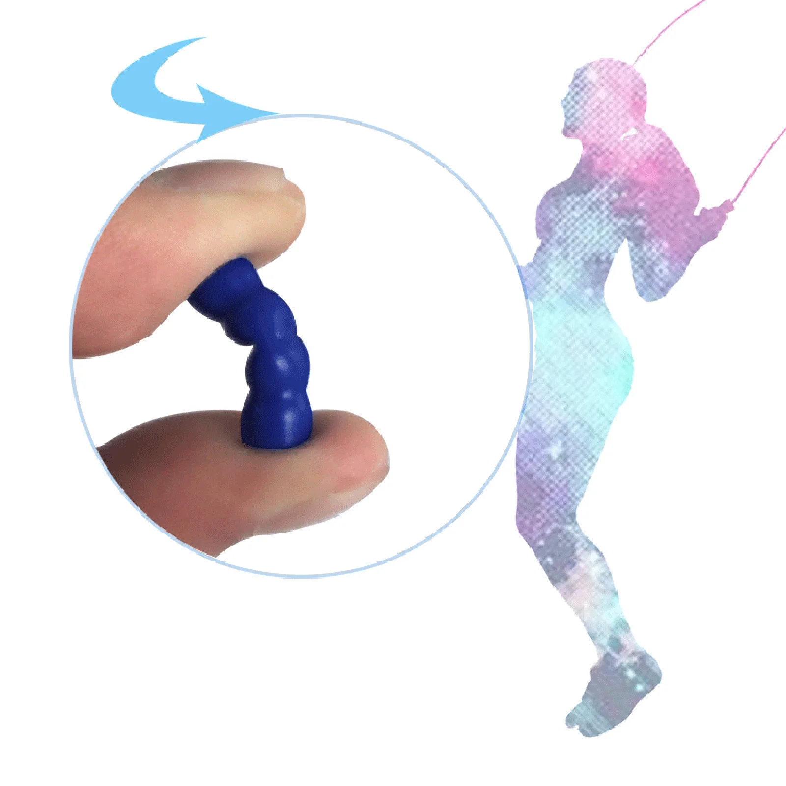 

Skipping Rope Yoga Soft Beaded Workout Jumping Non-slip Handle Sports Gym Exercise Fat Burning Fitness Home Exercise Slim Body