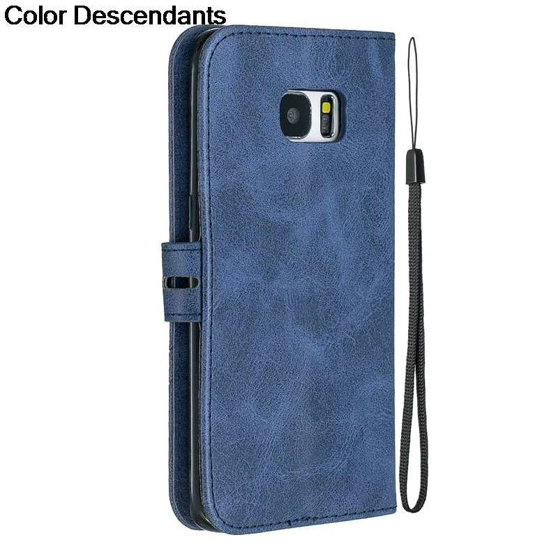 S7 Edge Etui on для Samsung Galaxy Чехол кошелек Магнитный кожаный чехол S 7 s7edge флип-чехол