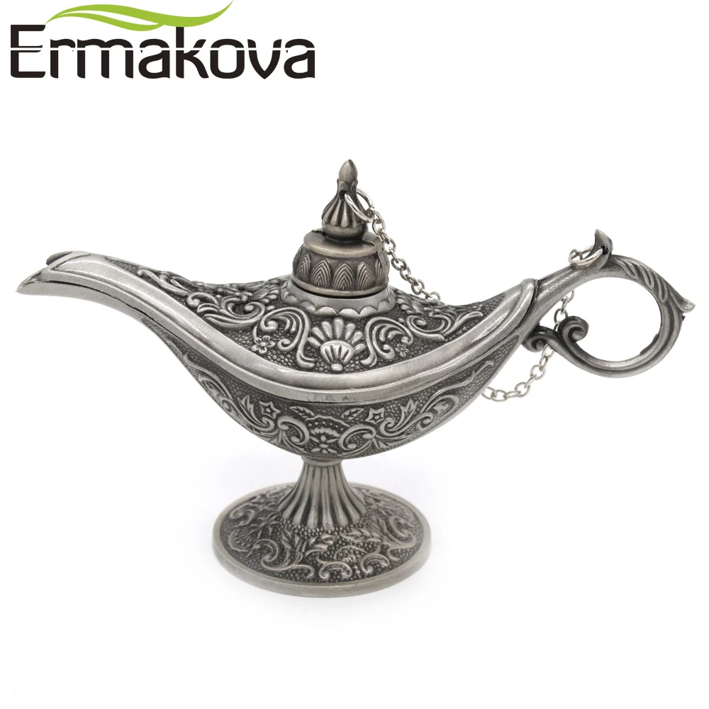 ERMAKOVA 12 см Мини Классический Редкие Легенда Genie волшебный Джинн лампа курильницы