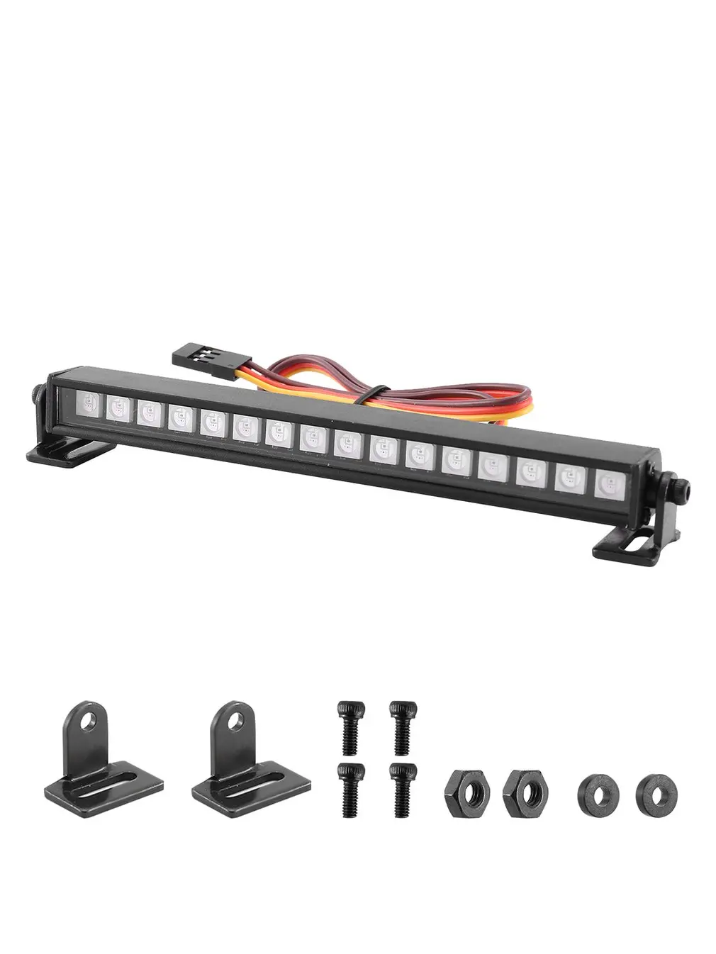 

Metal 16/22LED Multi-Mode Roof Lamp Light Bar AX-526527 For 1/10 RC Crawler Car Axial SCX10 RC Car Parts Decoration