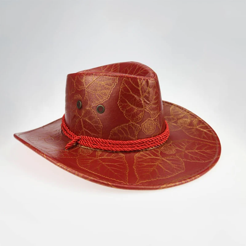2019 брендовая новая западная ковбойская шляпа из кожи Весна и лето рыцарский