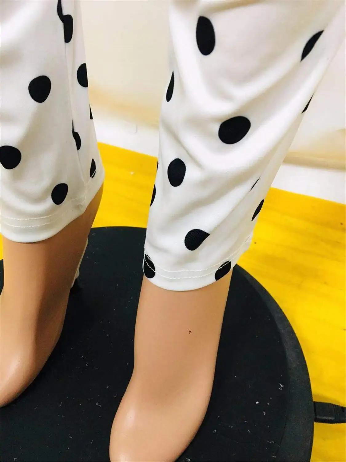 Yooneedi, осенний дизайн, офисные женские блейзеры из 2 предметов, Женский комплект, цветные блейзеры в горошек и длинные штаны, NK-051