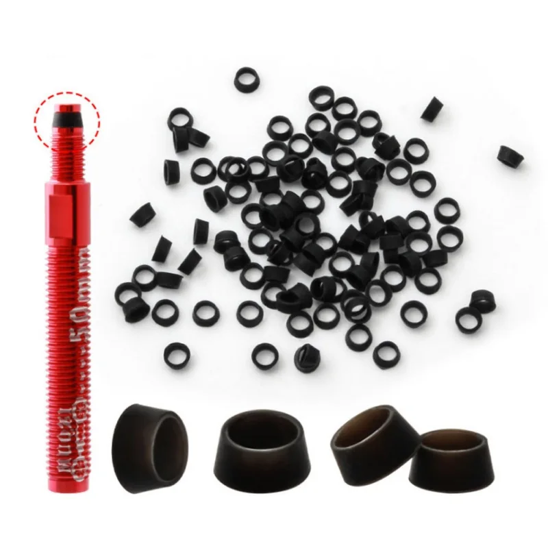 

100PCS Presta Valve Extender Sealing Ring Removable Valve Inner Tube Extension Valve O Ring