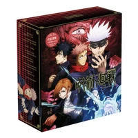anime jujutsu kaisen lucky gift bag collection toy with postcard poster badge sticker bookmark sleeves gift set brooch ornaments