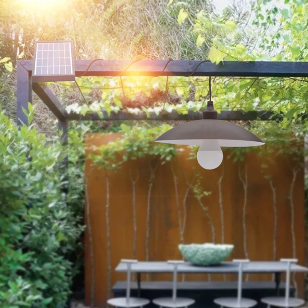 

Solar Lights Outdoor Solar Lamps Waterproof Remote Control Pendant Light With Adjustable Solar Panel For Home Yard Garden Lights