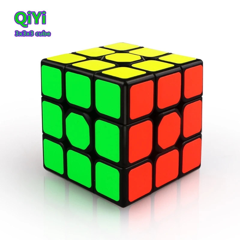 Белый QIYI куб 3x3x3 кубик рубика 5,6 см углеродного волокна Стикеры Профессиональный Скорость головоломка магический кубики дети Cube 3x3x3 подарок мини-куб - Цвет: Белый