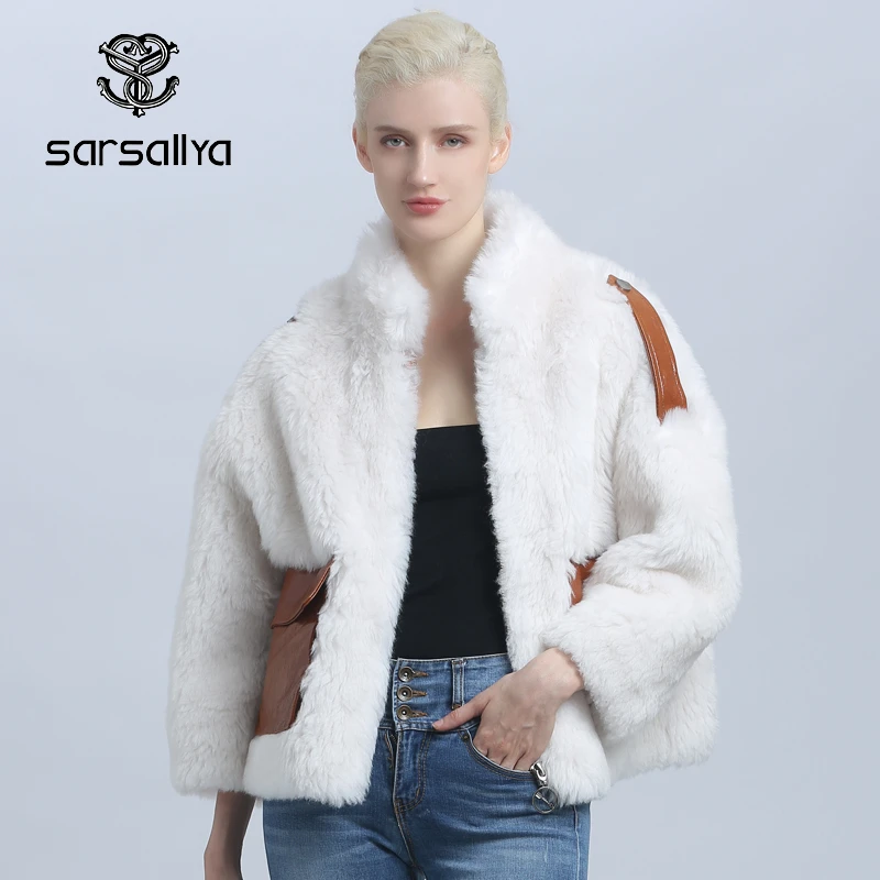 Natural Real Sheep Fur Coat Winter Women Wool Jackets Female Warm Genuine Sheepskin Ladies 2020 New Arrival | Женская одежда