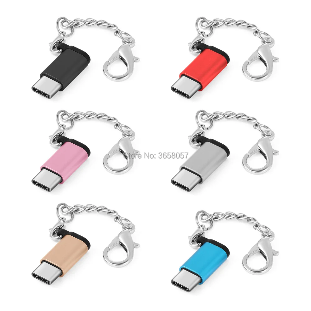 

500 шт., переходник с USB Type-C на Micro USB