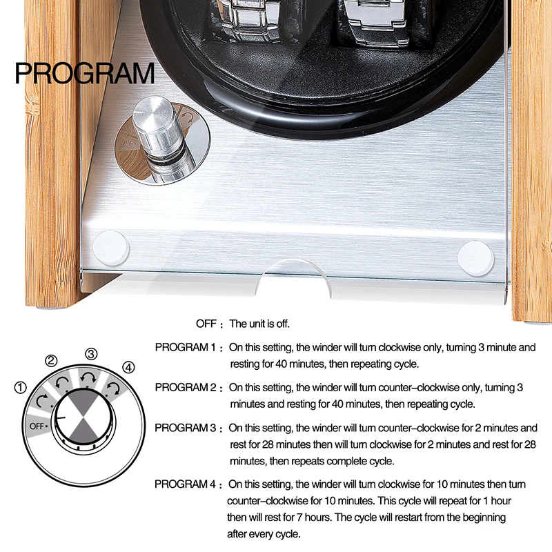 Двойные намотки для часов деревянное акриловое окно черное углеродное волокно