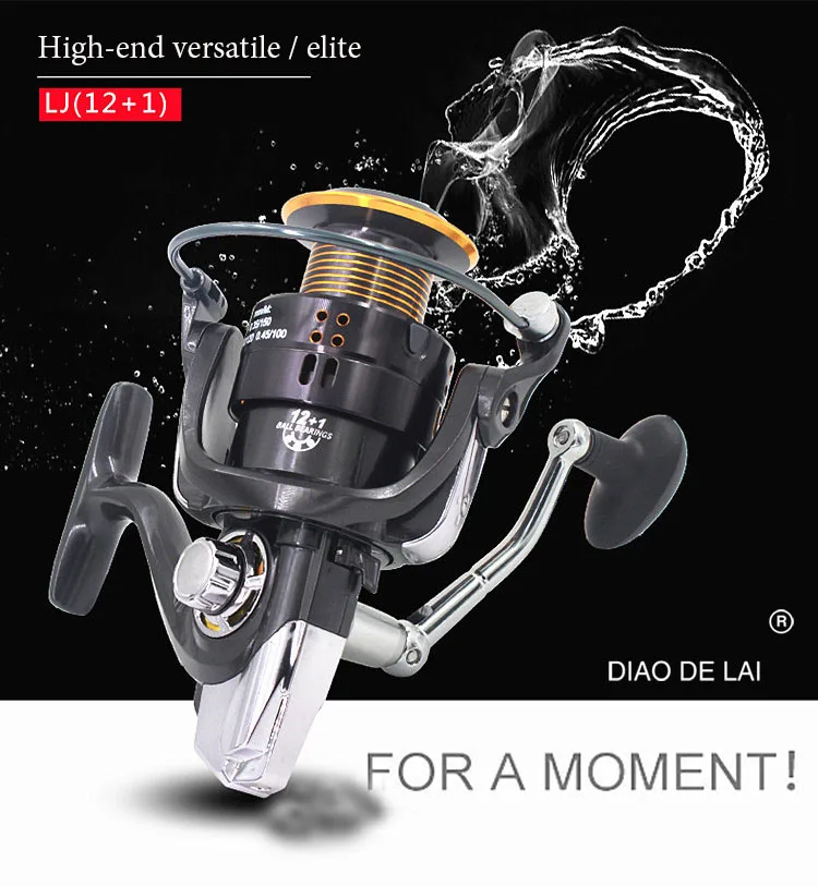 FDDL All Metal 12+1 Bearing Balls Trolling reel High Speed 4.1:1 Left/Right Hand Fishing Reel Spinning shimano | Спорт и развлечения