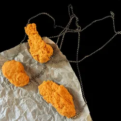 Забавное ожерелье ручной работы с искусственной едой