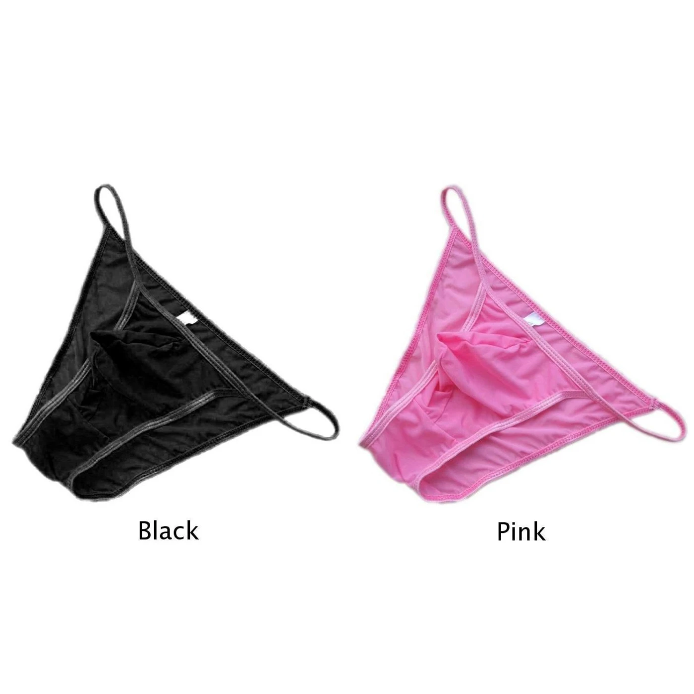 Полупрозрачные трусы G String мужские стринги сексуальные мягкие трусики брифы