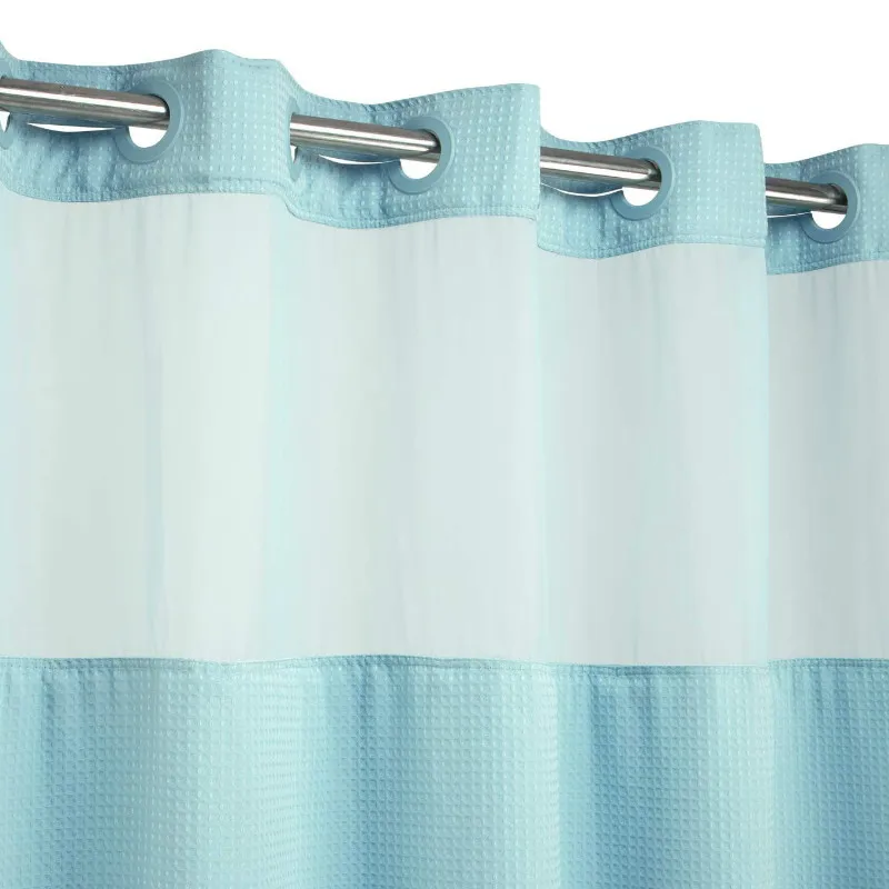 Вафельная плетеная душевая занавеска С Подкладкой без крючков 71 Вт X 74 ч для