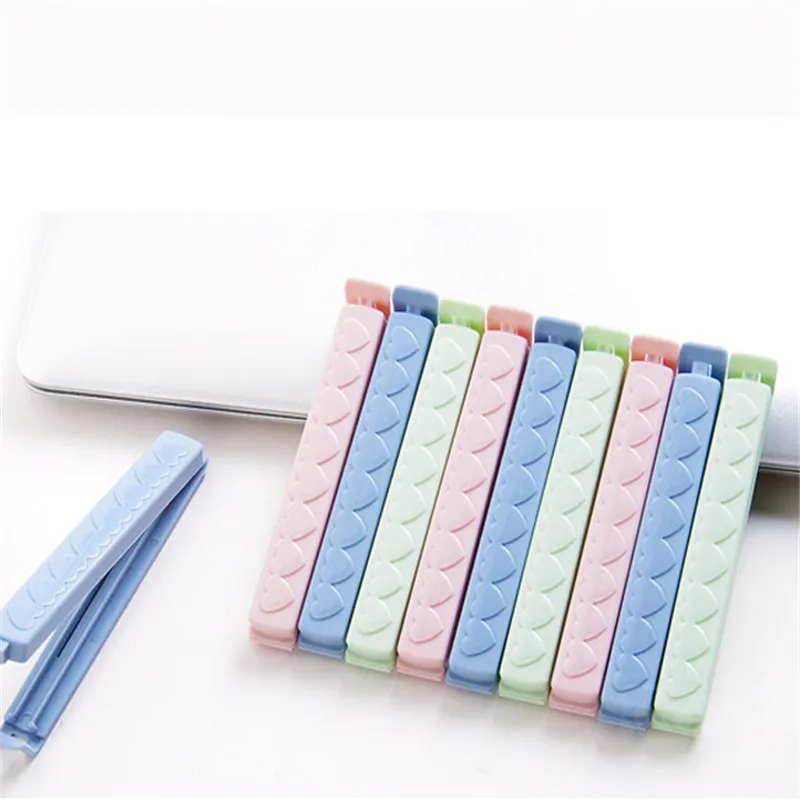 

5PCs/Pack Storage Food Snack Plastic Bag Sealing Clips For Food Portable Plastic Packages Clamp Pegs Kitchen Accessories Sealer-