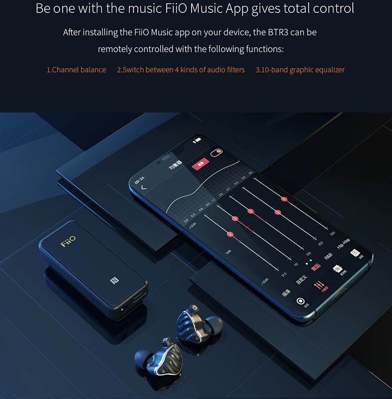 FiiO BTR3 csr8675 USB DAC/Bluetooth приемник aptXLL/aptXHD/LDAC для iphone/Android телефонов/ПК