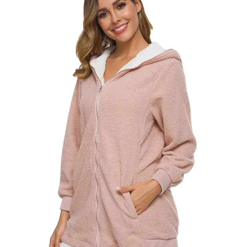 Женская куртка из овечьей шерсти осенне зимнее мягкое пальто большого размера 5xl