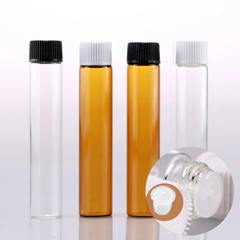 150x5 мл/10 мл прозрачная и Янтарная бутылка для эфирного масла с вставкой белая