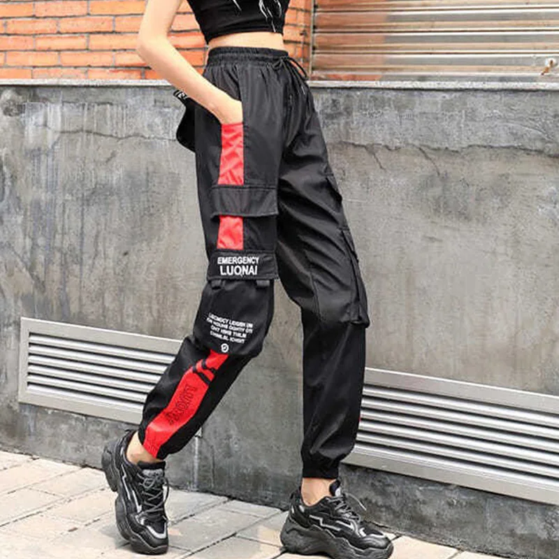 

Casual Pants for Women Daily Commuting Work Pants 4 Colours Elastic Drawstring Streetwear Women Summer Good-looking Loose Thin