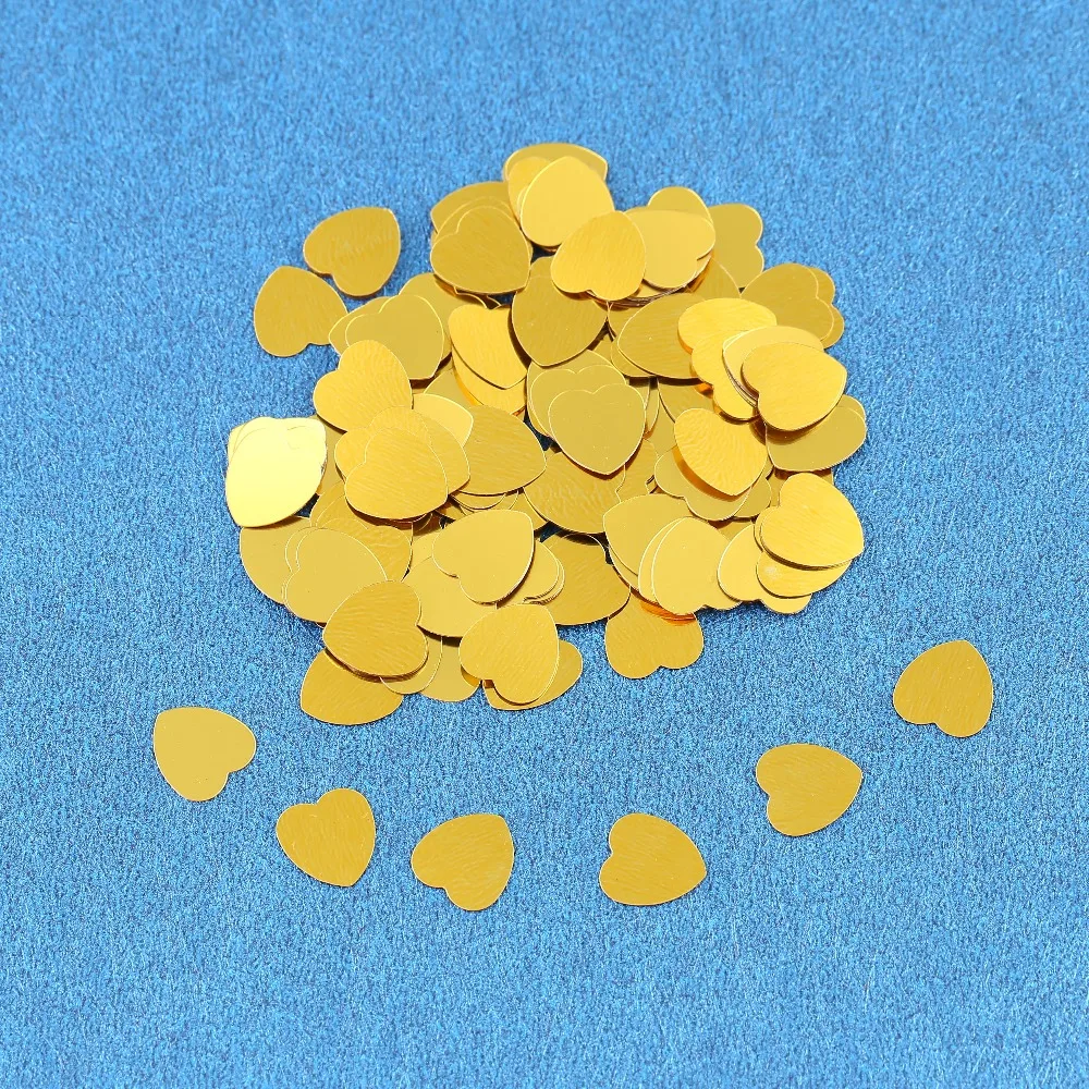 30 г Сверкающее Золотое любовное Сердце Конфетти для свадебной вечеринки