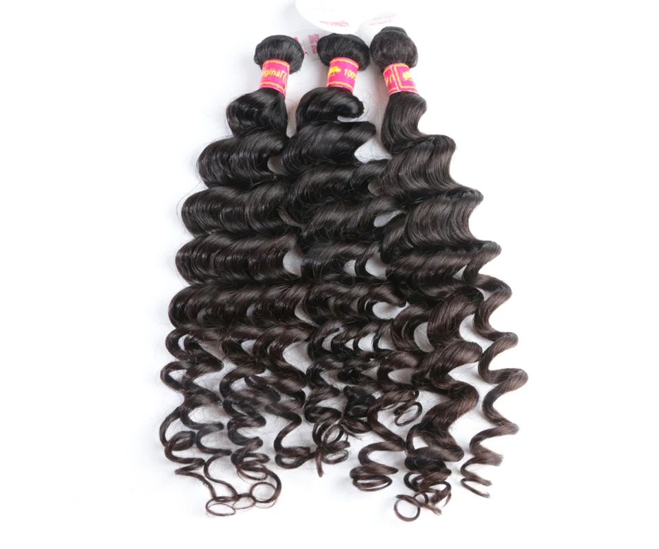 Ali queen hair Products 10A бразильские натуральные волнистые волосы, натуральный цвет, длина длиннее 3"~ 34", человеческие волосы, плетение в пучке