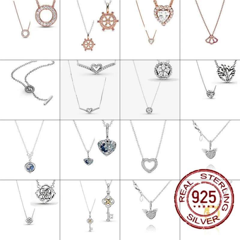 

925 Sterling Silver Pavé Globe Round Sparkle Wishing Bone Necklace Ladies Jewelry Luxury Sparkle Gift Girlfriend