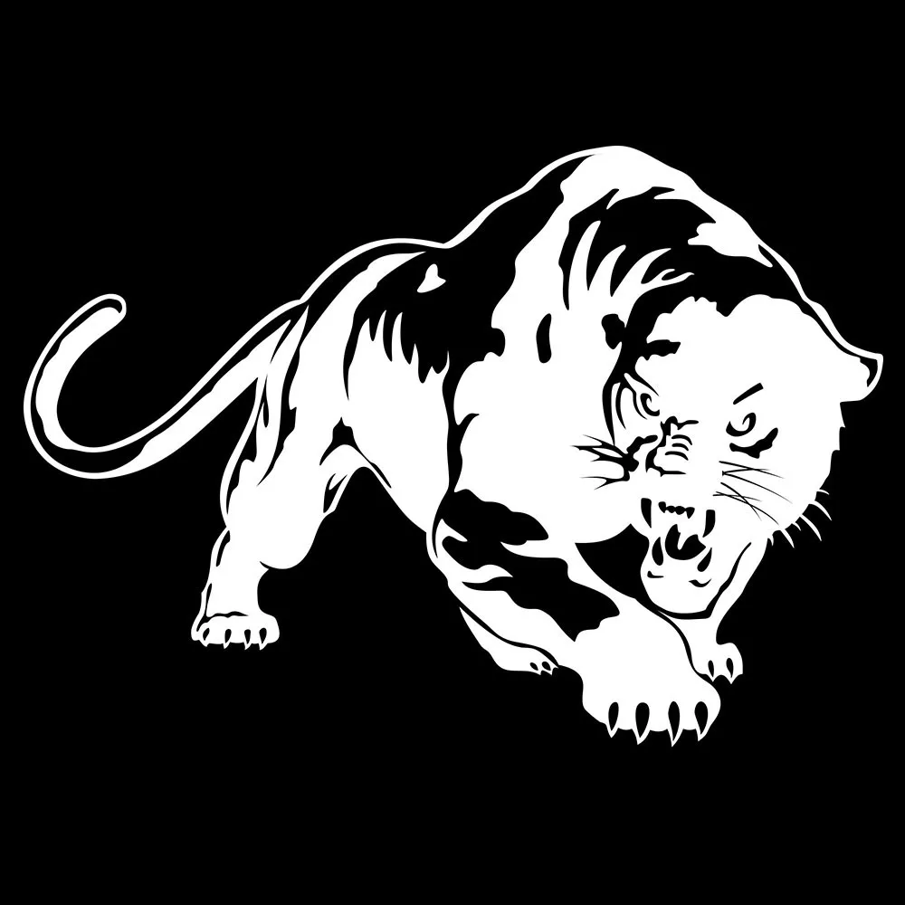 

19.5cmx13.6cm Ferocious cheetah Car Sticker and Decals Car Decorative Supplies accessory car interior Vinyl