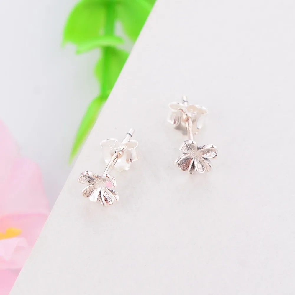 Серьги гвоздики женские из серебра 925 пробы в Корейском стиле|Серьги-гвоздики| |